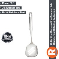 RBrands 18/10 Smaller Slotted Serving Spoon