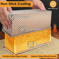 Non stick Carbon Steel Bread Pan With Lid