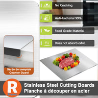 RBrands Steel Cutting Boards with Counter Guard