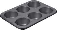 6 Cup Non-Stick Giant Muffin Pan - Chicago Metallic Professional Series
