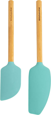 KitchenAid - 2 Piece Silicone Set with Bamboo Handles