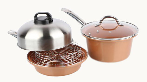 Fry Pan & Sauce Pan 6 Pc. Set